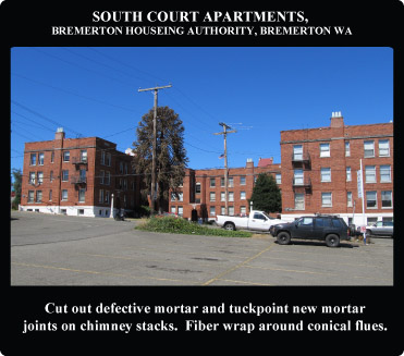 South Court Apartments, Bremerton Housing Authority, Exterior distance view